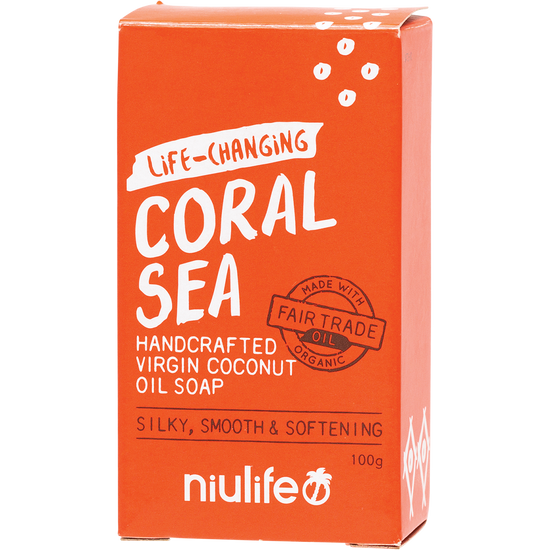 Niulife | Coconut Oil Soap Coral Sea 100g