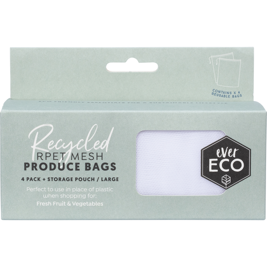 Ever Eco | Reusable Produce Bags Recycled Plastic 4pk