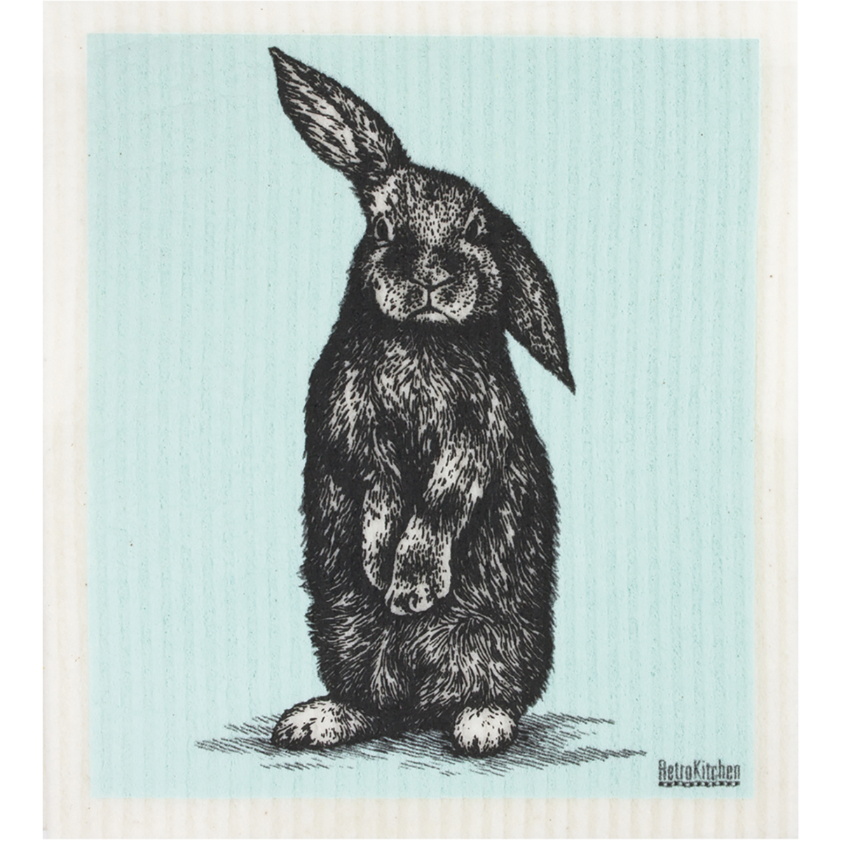 RetroKitchen | 100% Compostable Sponge Cloth - Rabbit