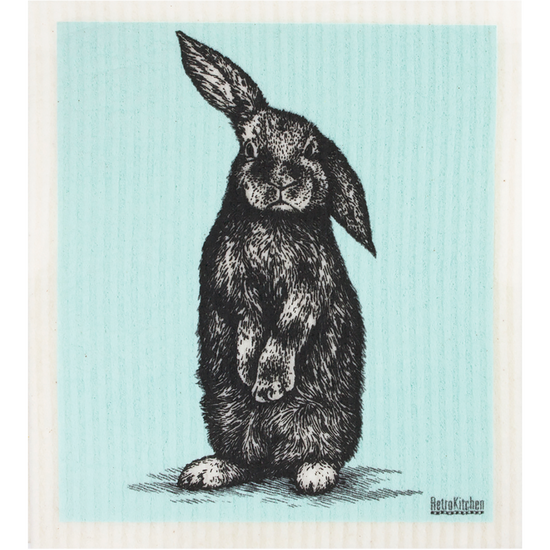 RetroKitchen | 100% Compostable Sponge Cloth - Rabbit