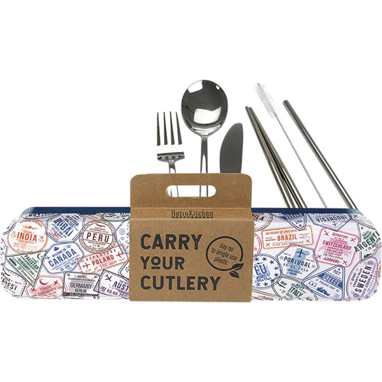 RetroKitchen | Carry Your Cutlery Passport Set