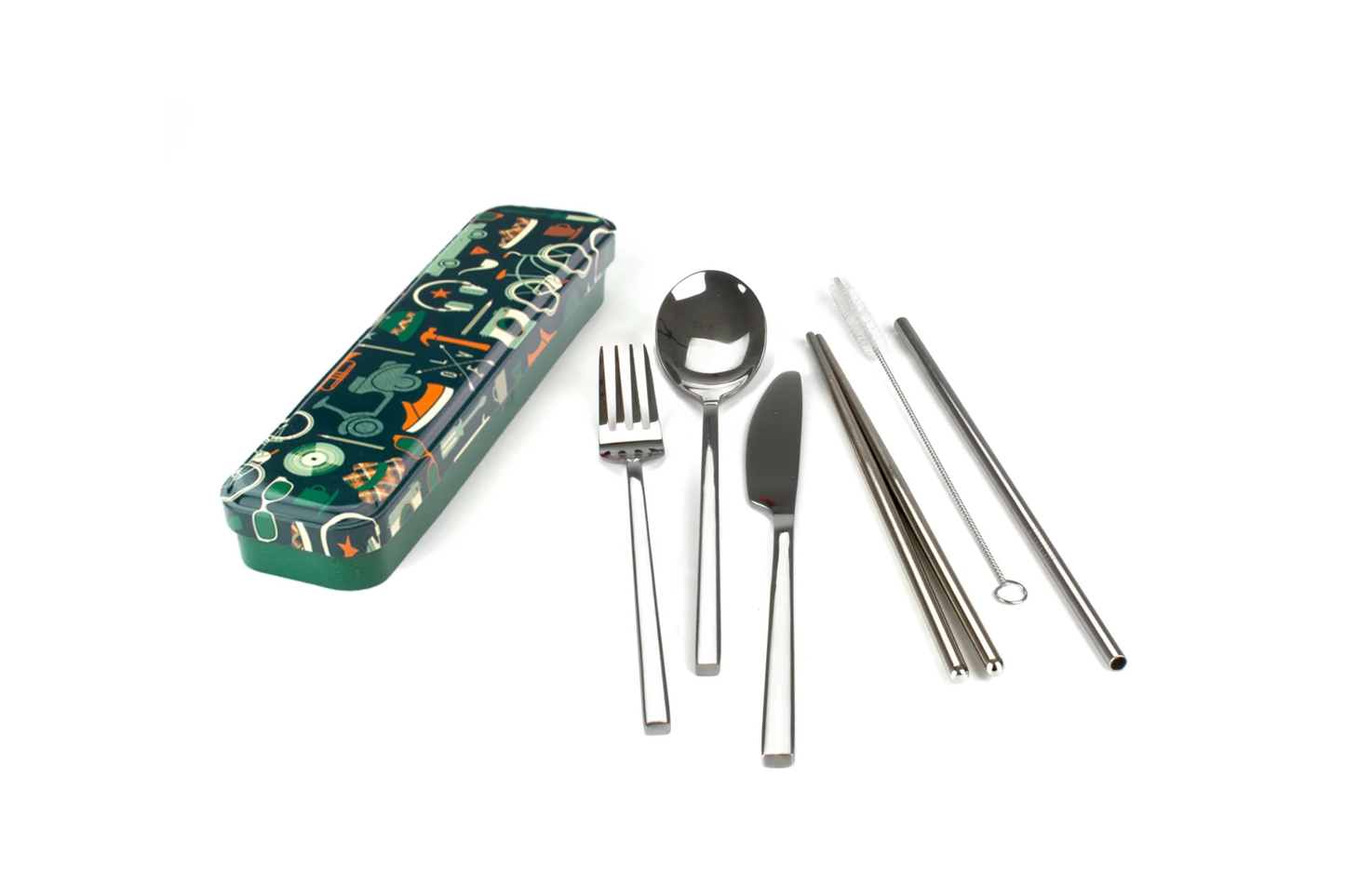 RetroKitchen | Carry Your Cutlery Retro Man Set