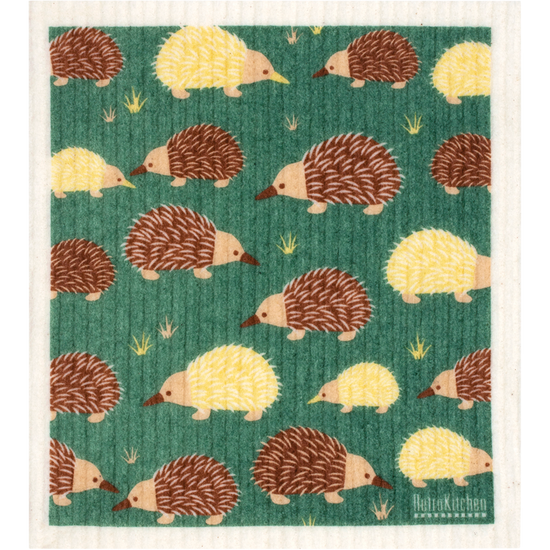 RetroKitchen | 100% Compostable Sponge Cloth - Echidnas
