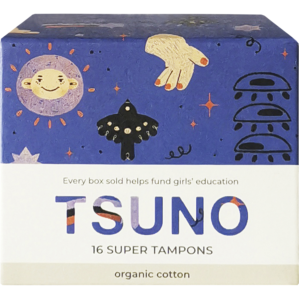 Tsuno | Organic Cotton Tampons Super 16pk