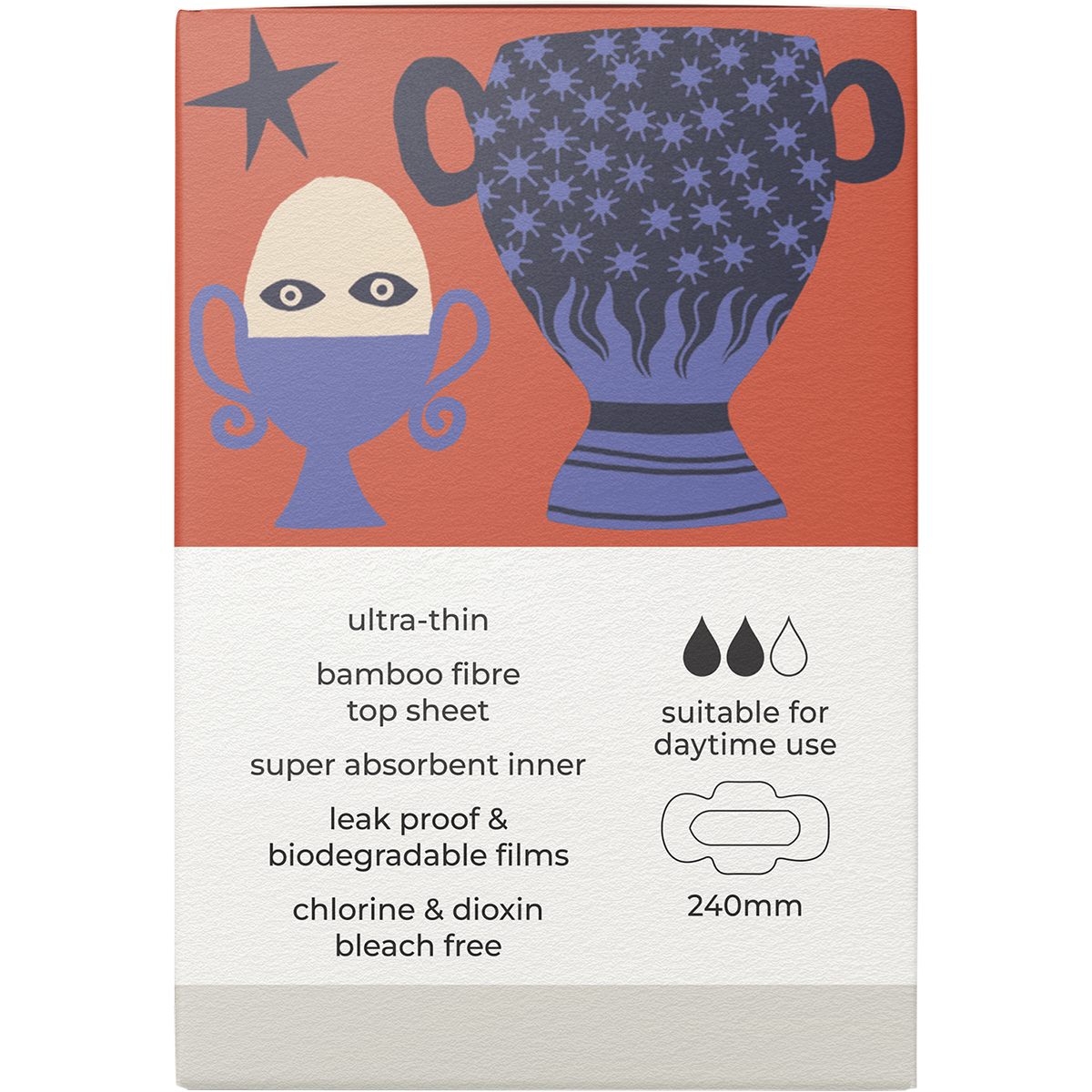 Tsuno | Natural Bamboo Pads Regular Winged - 10pk