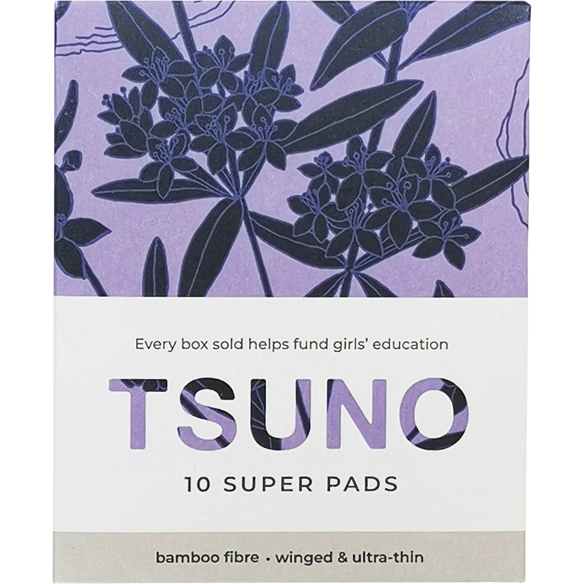 Tsuno | Natural Bamboo Pads Super Winged - 10pk