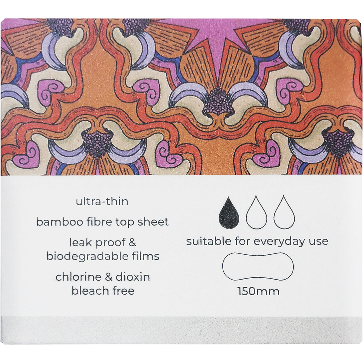 Tsuno | Natural Bamboo Panty Liners Ultra Thin - 20pk