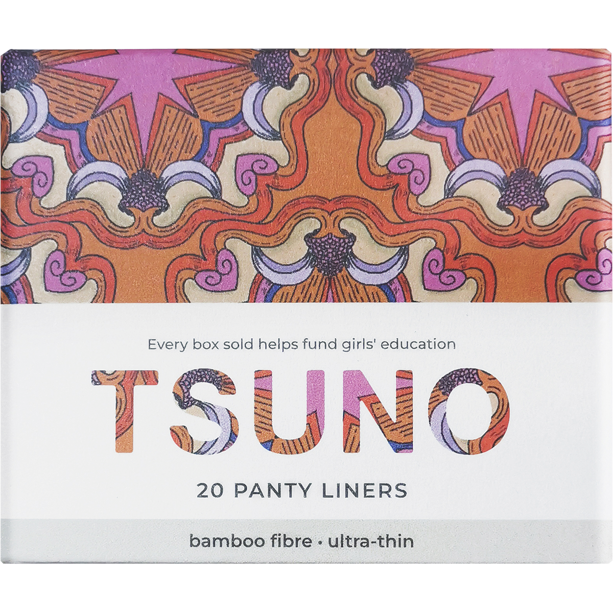Tsuno | Natural Bamboo Panty Liners Ultra Thin - 20pk