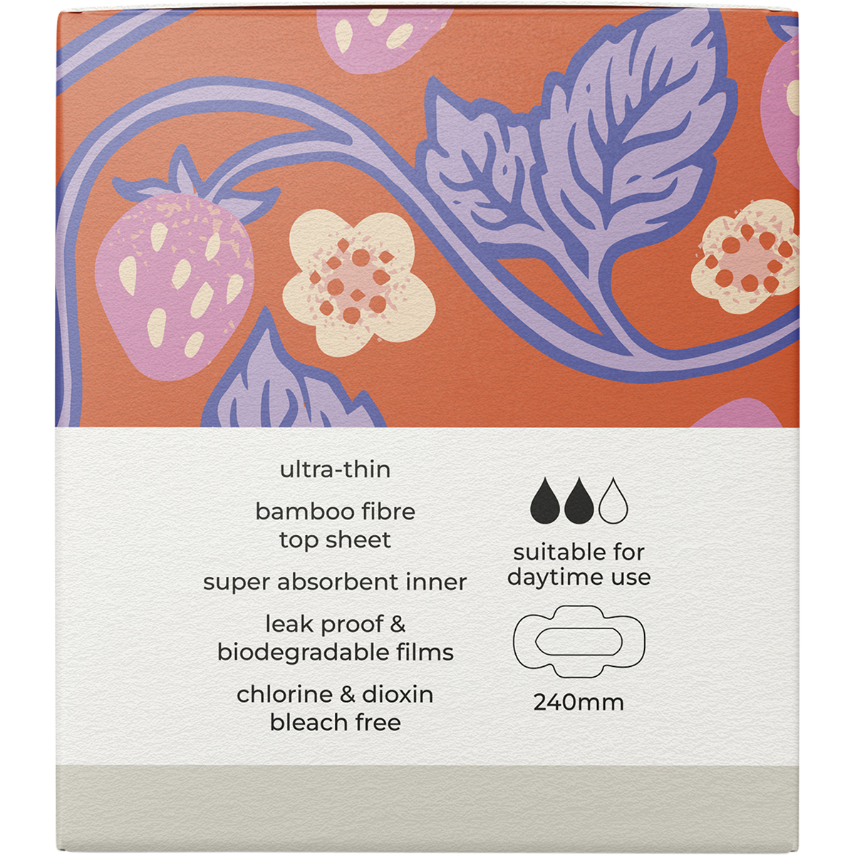 Tsuno | Natural Bamboo Pads Regular Winged - 30pk