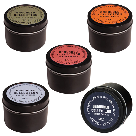 Hunter Candles | The Grounded Traveller Collection 5pk