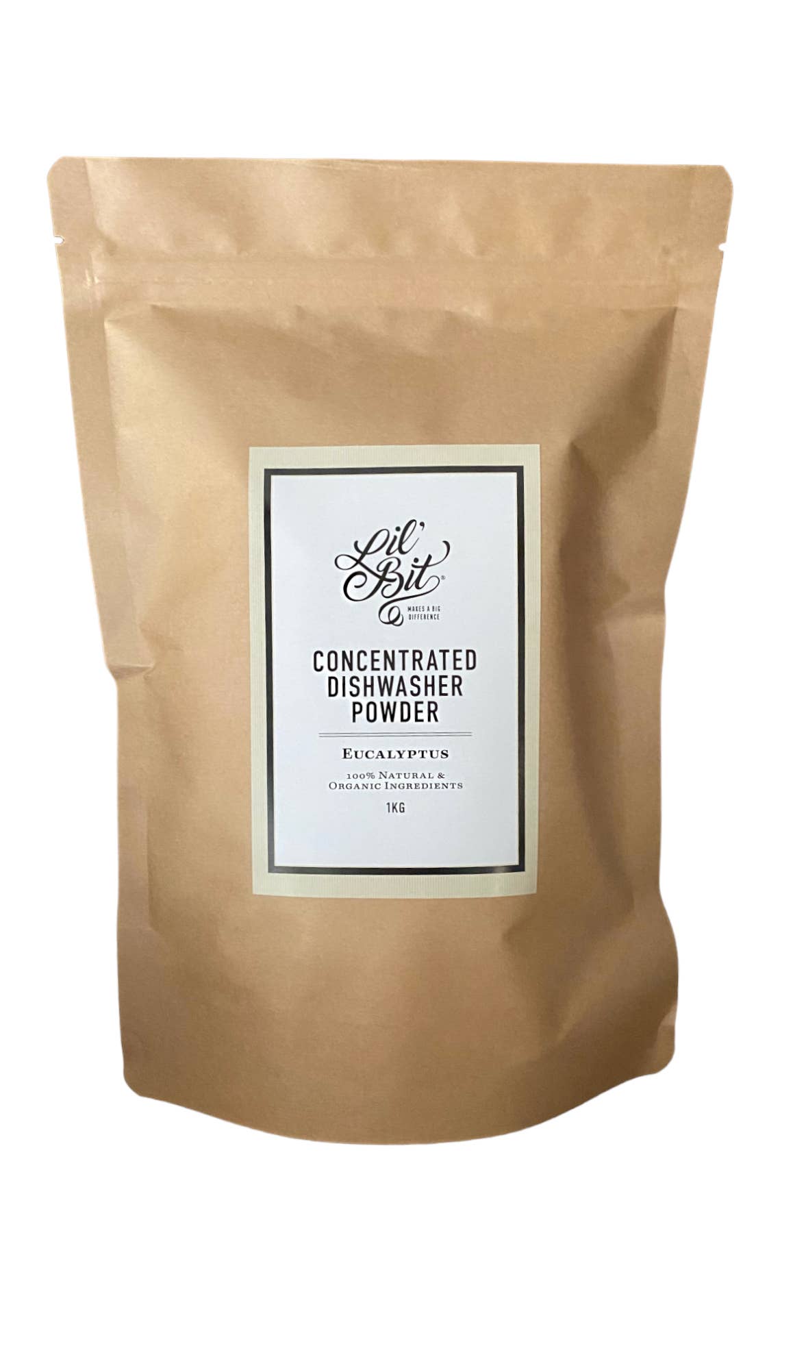Lil'Bit Better | Concentrated Eucalyptus Dishwasher Powder 1kg - Eco Friendly