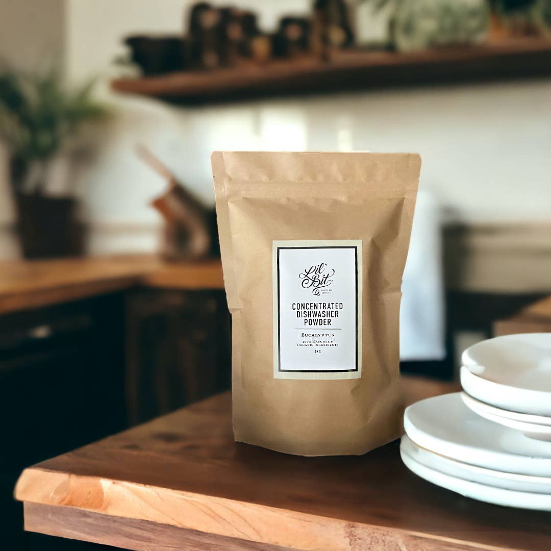 Lil'Bit Better | Concentrated Eucalyptus Dishwasher Powder 1kg - Eco Friendly