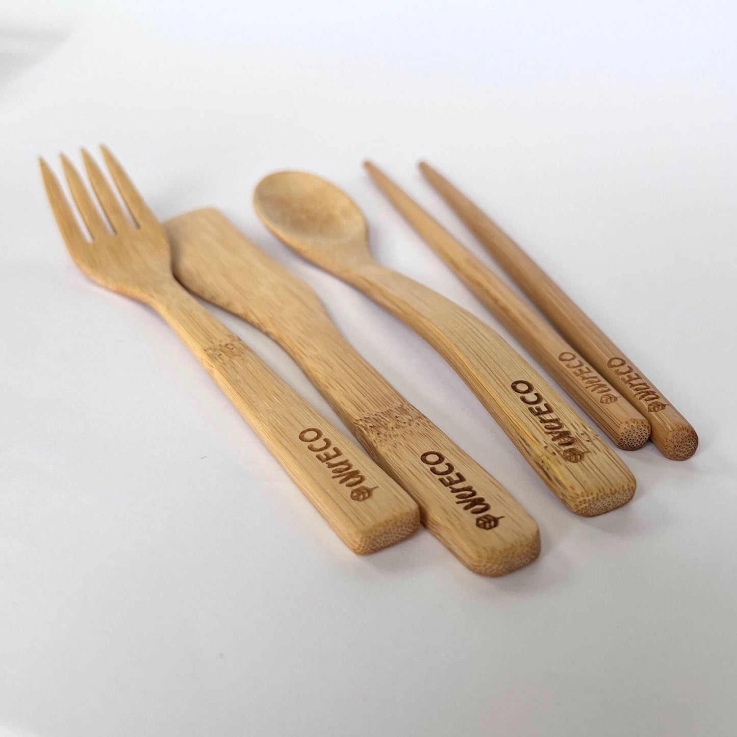 ever eco bamboo cutlery close up