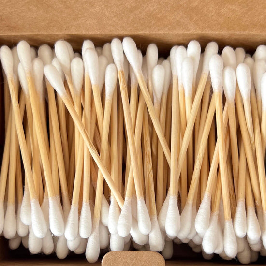 Load image into Gallery viewer, go bamboo cotton buds in box
