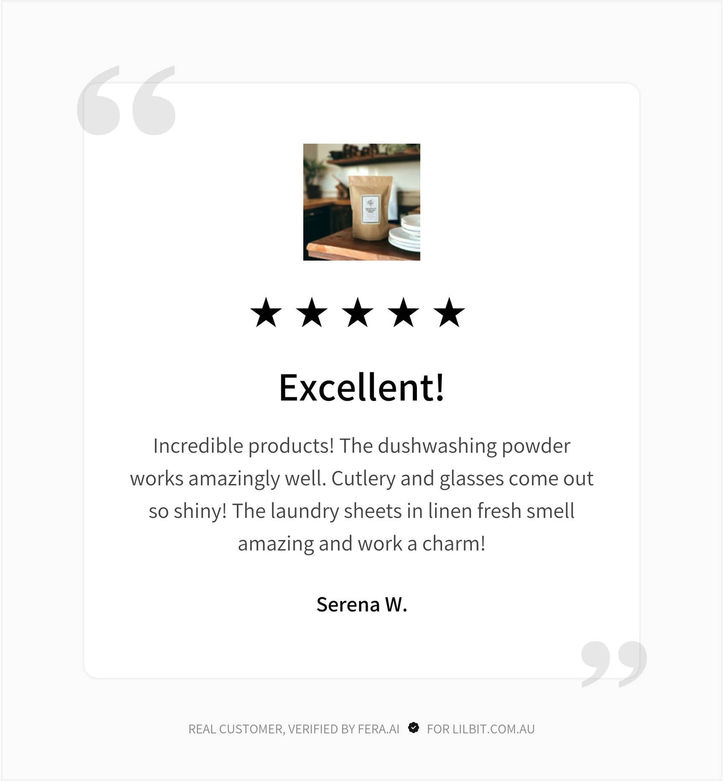 Lil'Bit Better | Concentrated Eucalyptus Dishwasher Powder 1kg - Eco Friendly