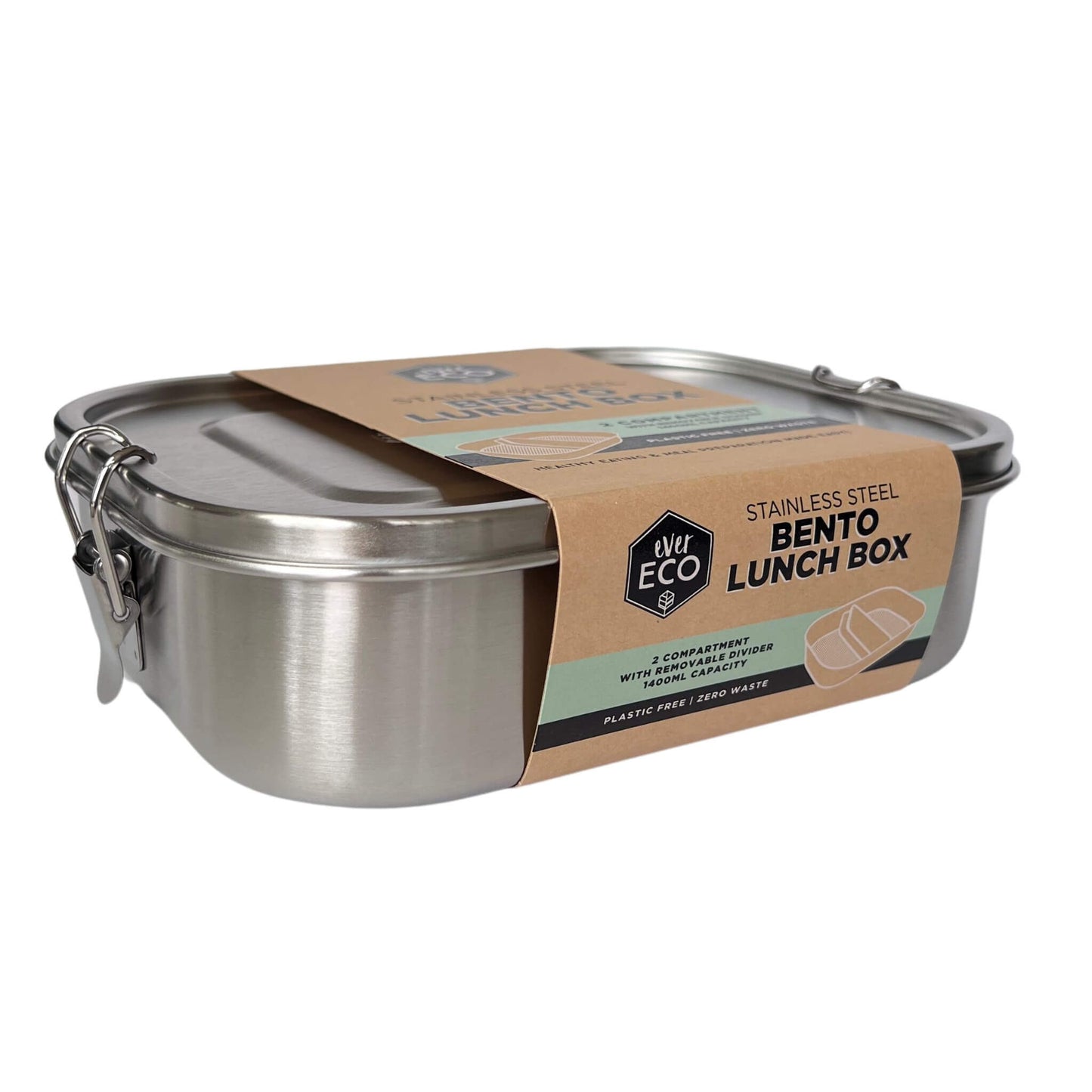 Load image into Gallery viewer, ever eco stainless steel bento lunch box
