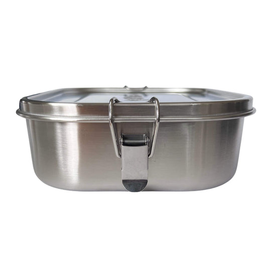 Load image into Gallery viewer, ever eco stainless steel bento lunch box side view
