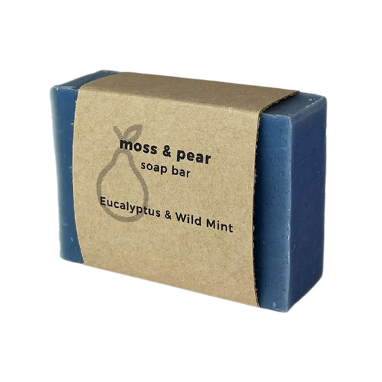 Soap Bar - Eucalyptus & Wild Mint with brown wrap