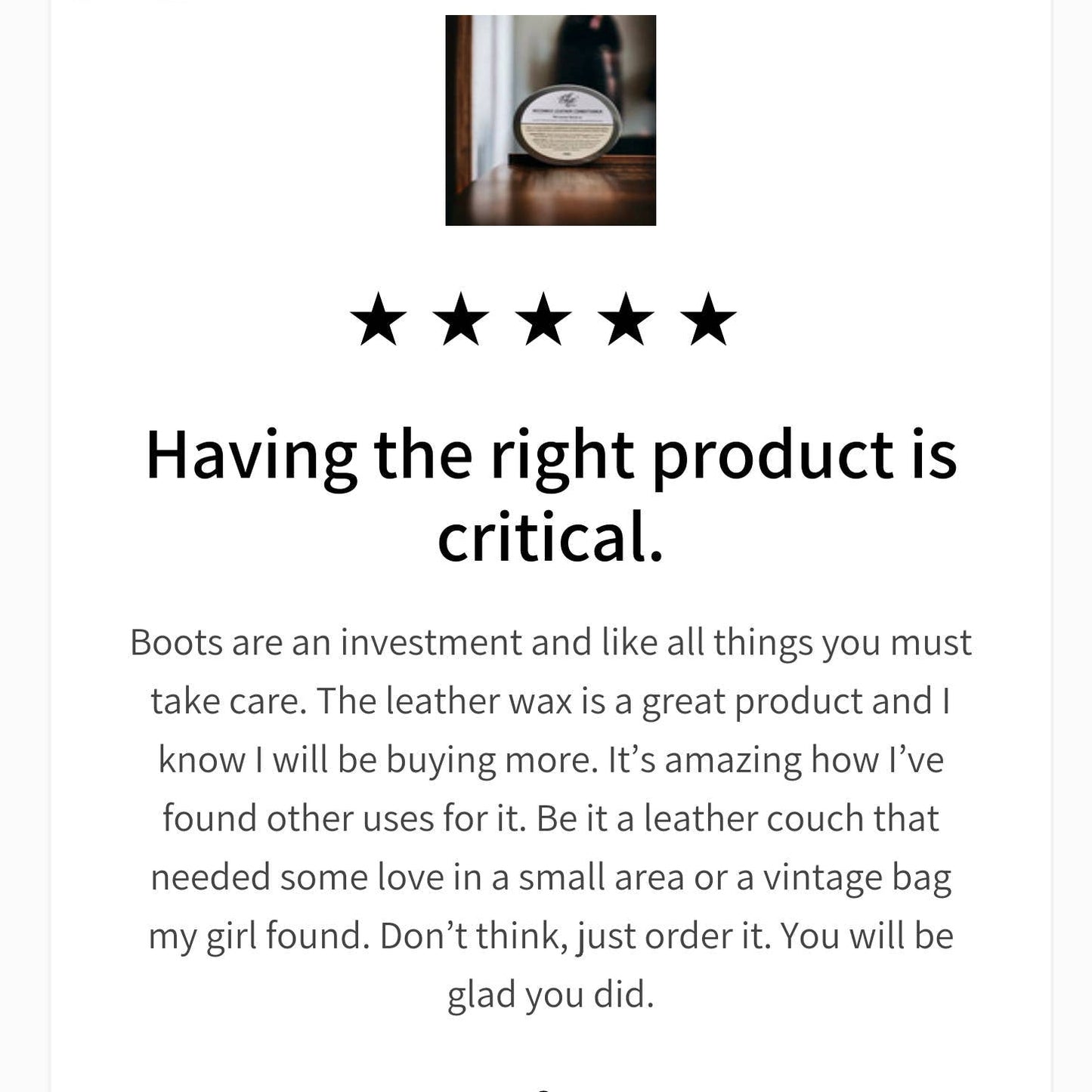 Lil'Bit Better | Warm Spice Beeswax Leather/Wood Conditioner 250g - Organic