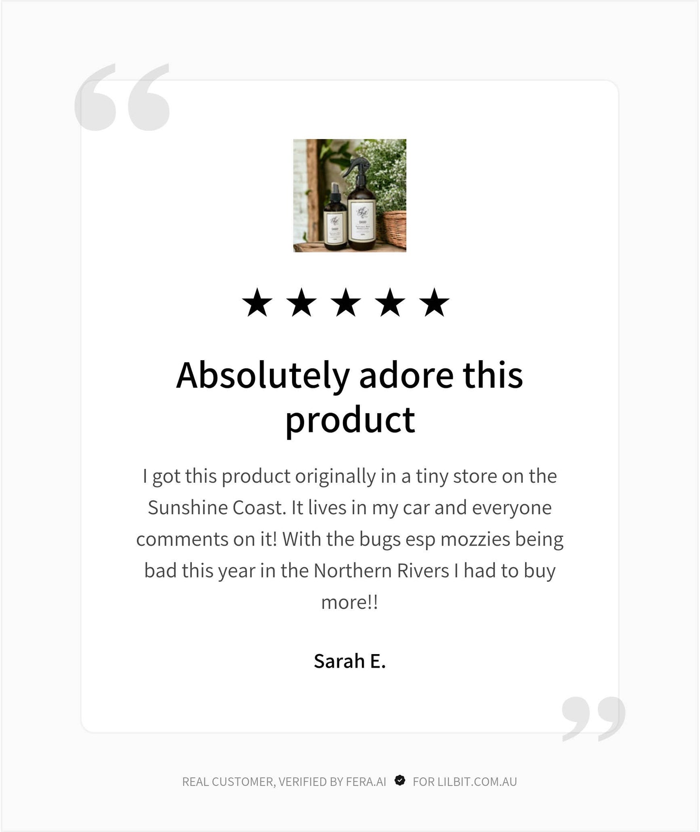 Lil'Bit Better | Shoo! Natural Insect Repellent 500ml - Child Safe