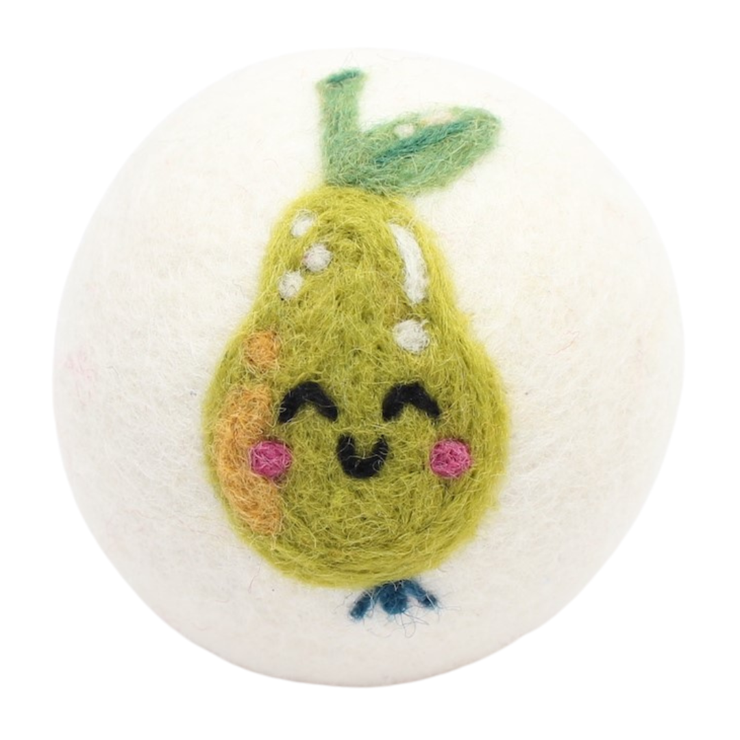 ECOMAX | Wool Dryer Ball Pear