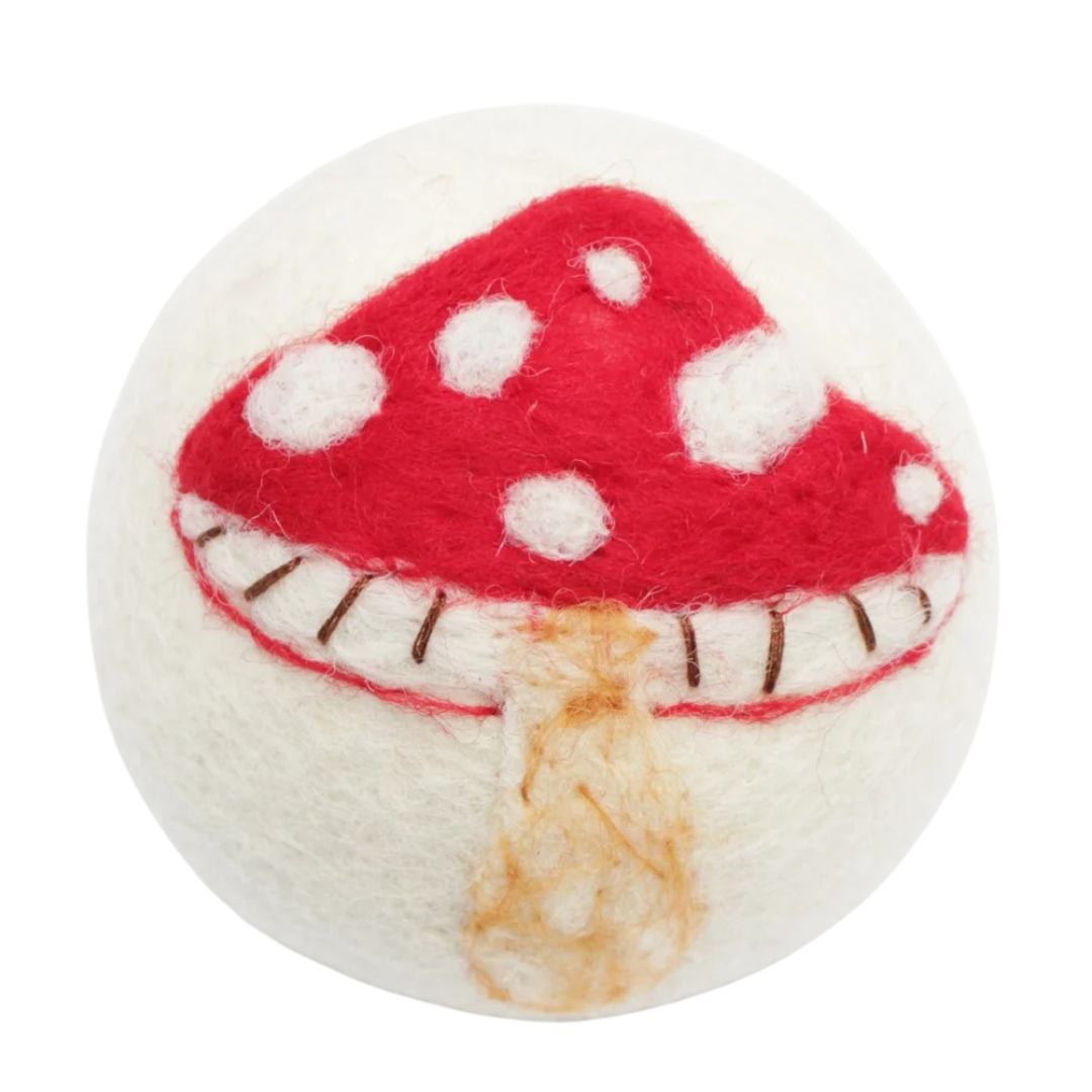 ECOMAX | Wool Dryer Ball Mushroom