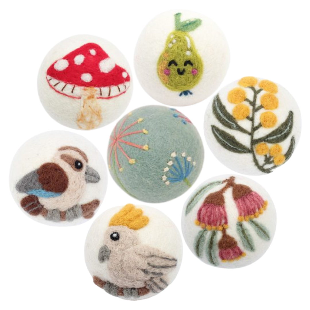 ECOMAX | Wool Dryer Balls Assorted