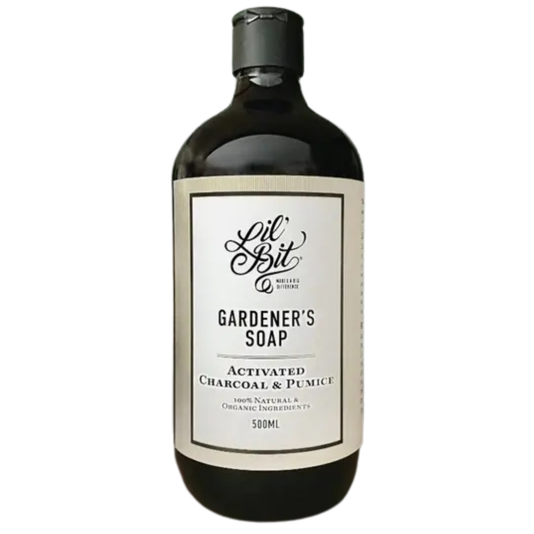 Activated Charcoal & Pumice Herbal Gardener's Soap 500ml