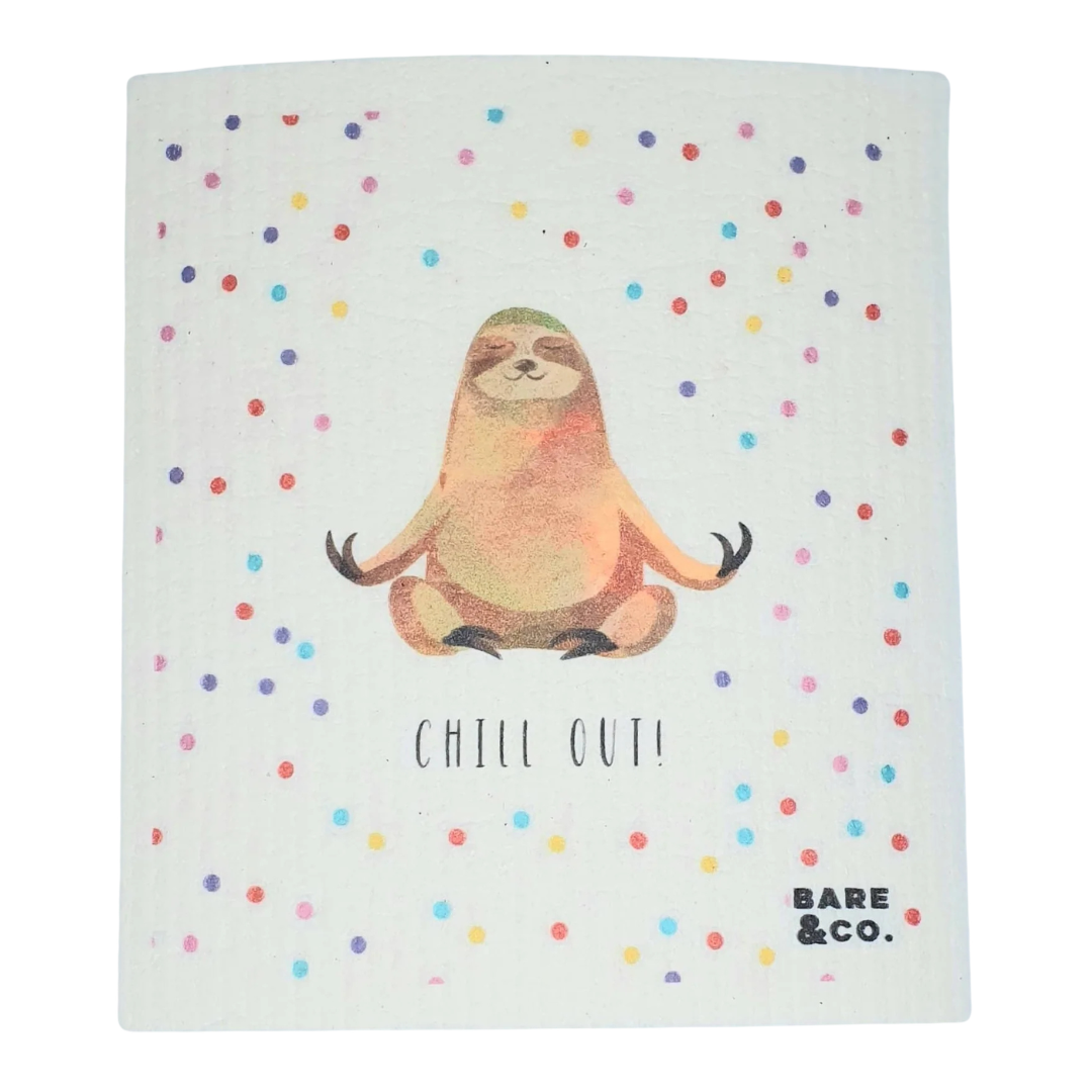 Bare & Co. | 100% Biodegradable Cellulose Cloth - Sloth