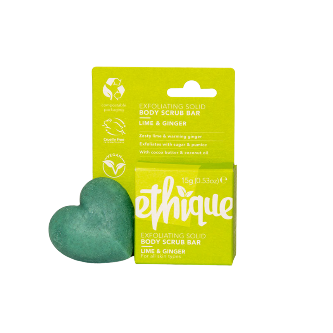 Ethique | Exfoliating Lime & Ginger Solid Body Scrub Mini