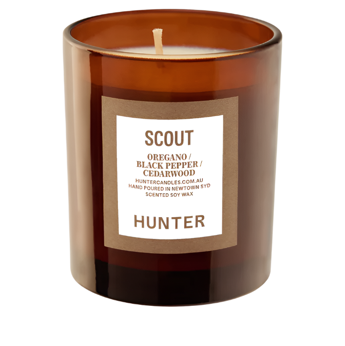 Hunter Candles | SCOUT | oregano, black pepper & cedarwood