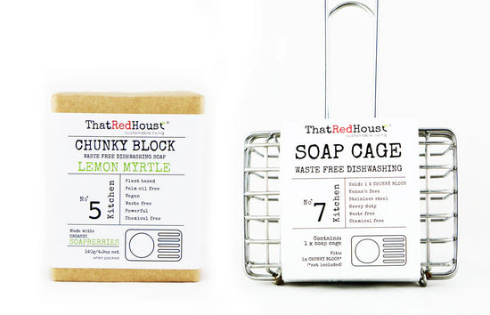 That Red House | Chunky Block Dishwashing Soap 140g