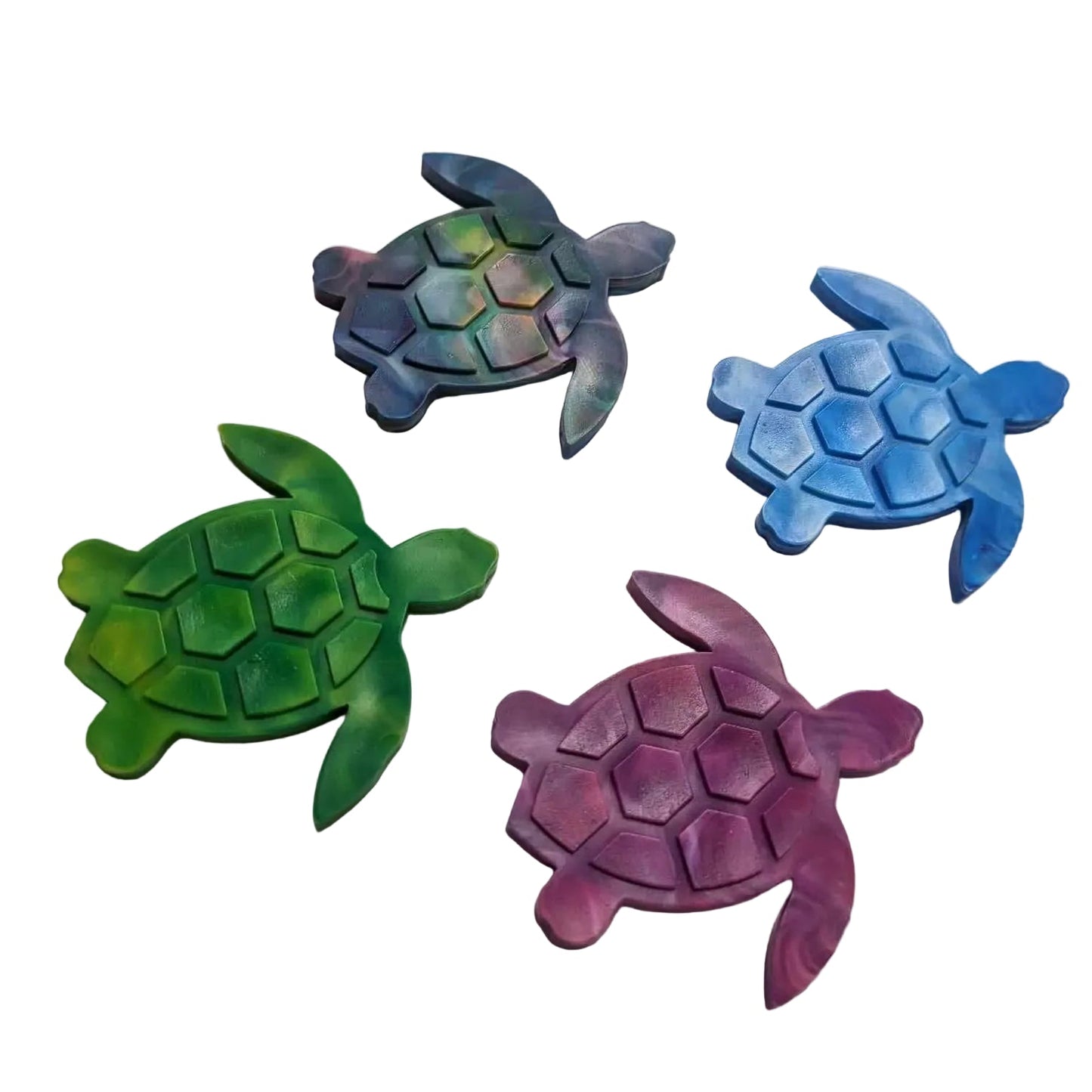 Zero Plastics Australia | Recycled Plastic Turtle Magnet - 4 pack