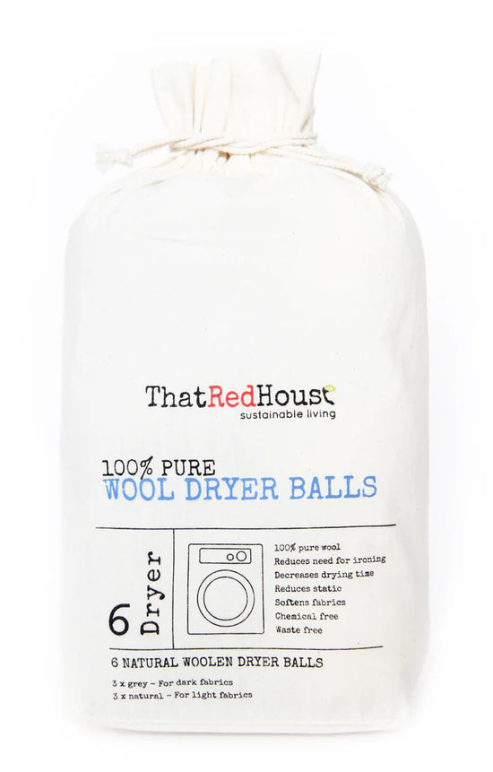 That Red House | Wool Dryer Balls 6pk