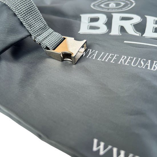 onya resuable bread bag in charcoal grey