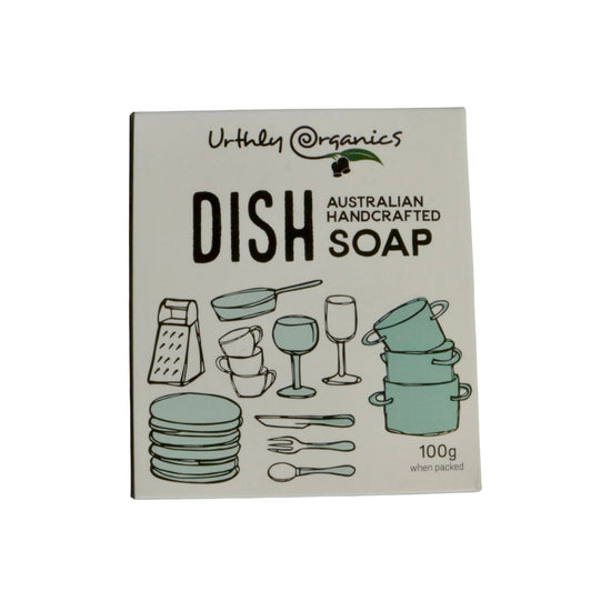 Urthly Organics dish soap bar - sustainable and certified palm oil free