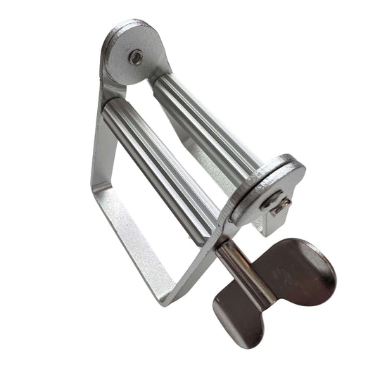 aluminuim and stainless steel tube squeezer and wringer top view